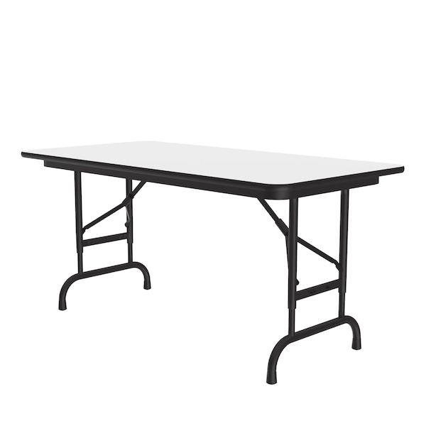 CFA Adjustable HPL Folding Tables 24x48 White